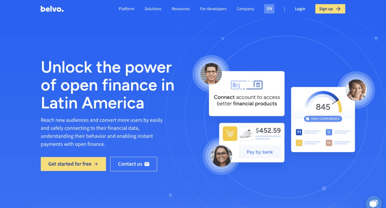 Belvo Open Finance platform